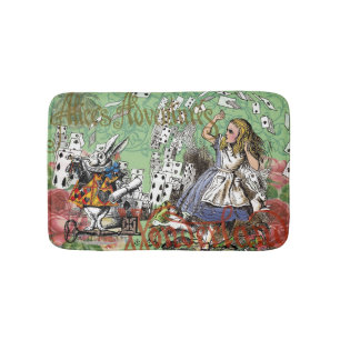 alice avontuur kaarten wonderland hoedenmaker koni badmat