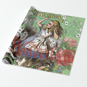 alice avontuur kaarten wonderland hoedenmaker koni cadeaupapier
