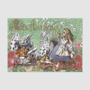 alice avontuur kaarten wonderland hoedenmaker koni tissuepapier