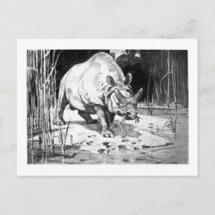 Alice B. Woodward : Carte postale de Titanotherium