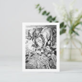 Alice B. Woodward : Carte postale Dinotherium art (Debout devant)