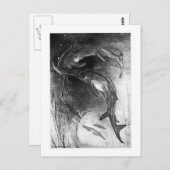 Alice B. Woodward: Ichthyosaurs briefkaart (Voorkant / Achterkant)