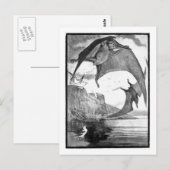Alice B. Woodward: Pteranodon art briefkaart (Voorkant / Achterkant)