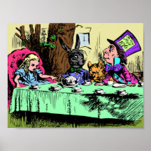 Alice bij de theepartij van de gekke hoedenmaker