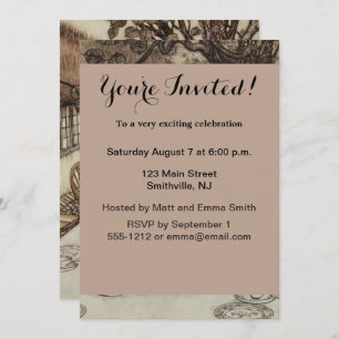 Alice Birthday Unverjaardagskonijn Hatter Party Kaart