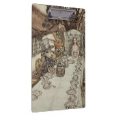 Alice Birthday Unverjaardagskonijn Hatter Party Klembord (Rechts)