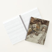 Alice Birthday Unverjaardagskonijn Hatter Party Notitieboek (Binnen)