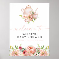 ALICE Blush Floral Baby Tea Shower Party Welkom