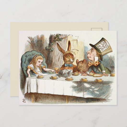 Alice Briefkaart (Voorkant / Achterkant)