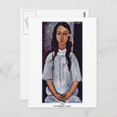 Alice by Modigliani Amedeo Briefkaart (Voorkant / Achterkant)