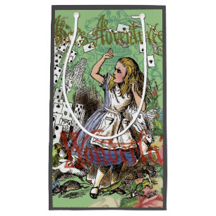 alice cards wonderland hatter konijn klein cadeauzakje