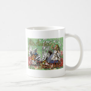 alice cards wonderland hatter konijn koffiemok