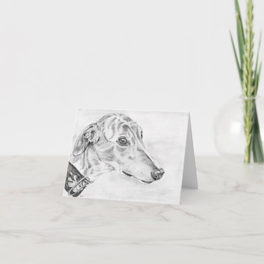 Alice - Carte d'art Greyhound (a10) (Devant)