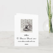 Alice - Carte pour notes (Dos)