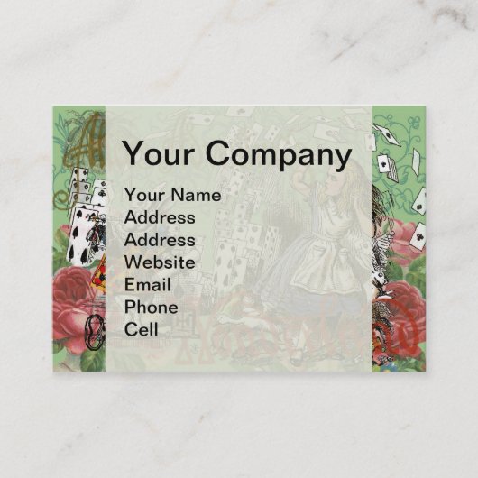 alice cartes pays des merveilles (Devant)