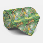 Alice & Cheshire Cat Color Stropdas (Opgerold)