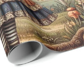 Alice & Cheshire Cat: Whimsical Wonderland Fantasy Cadeaupapier (Rol Hoek)