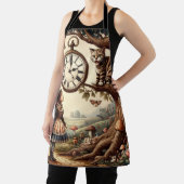 Alice & Cheshire Cat: Whimsical Wonderland Fantasy Schort (Insitu)