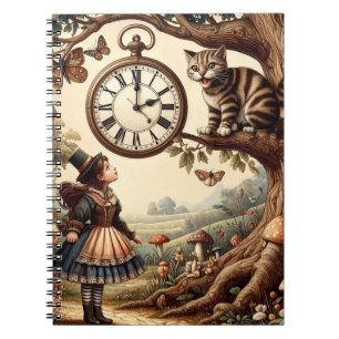 Alice & Cheshire Cat: Whimsische Wonderland Fantas Notitieboek
