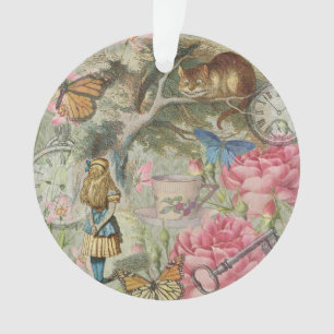 Alice Cheshire Cat Wonderland Tuin Boom Ornament