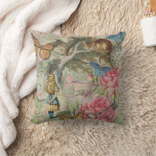 Alice Cheshire Kat Wonderland Boomgaard Kussen