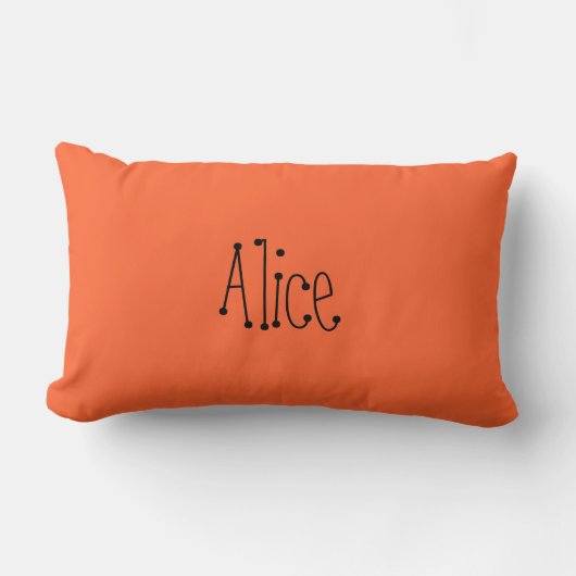 Alice Custom Name Pillow Kussen (Voorkant)