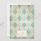 Alice dans des invitations d'anniversaire du pays (Dos)