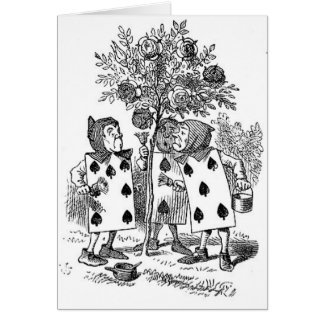 Alice dans des soldats de carte du pays des