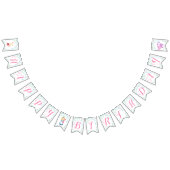 Alice dans la bannière d'anniversaire de thé du (Tout)