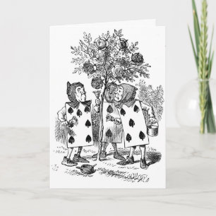 Alice dans la carte du pays des merveilles