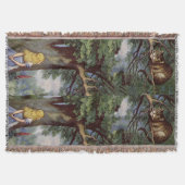 Alice dans la couverture de jet de chat de (Devant)