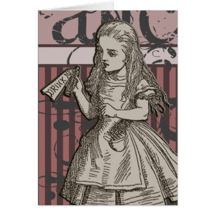 Alice dans la grunge du pays des merveilles (rose)