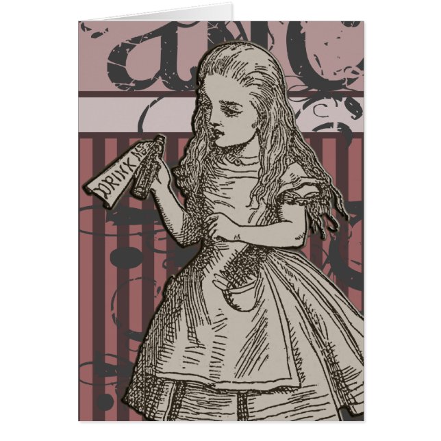 Alice dans la grunge du pays des merveilles (rose) (Devant)