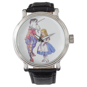 Alice dans la montre-bracelet du pays des