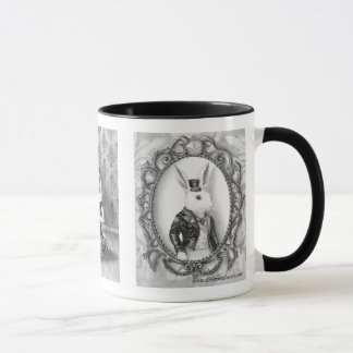 Alice dans la tasse de chat de Cheshire de tasse