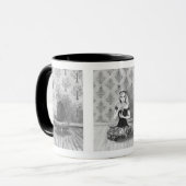 Alice dans la tasse de chat de Cheshire de tasse (Devant gauche)