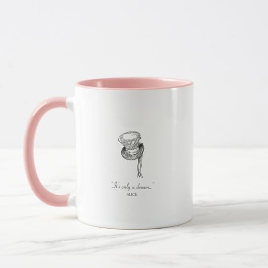 Alice dans la tasse du pays des merveilles (Gauche)