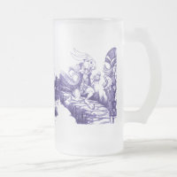 Alice dans la tasse grande/Stein de caractères du