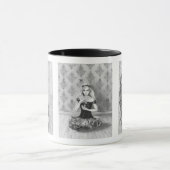 Alice dans le blanc fou Rabbin de tasse de (Centre)