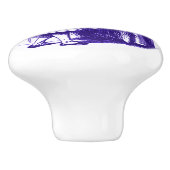 Alice dans le bouton de pourpre de rideau du pays (Côté)