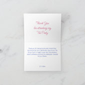 Alice dans le carte de remerciements baby shower d (Intérieur)