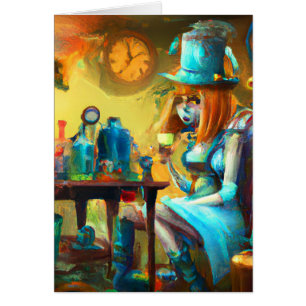 Alice dans le laboratoire d'alchimie