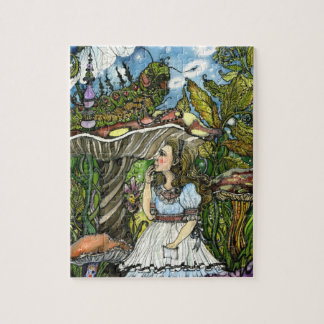 Alice dans le puzzle du pays des merveilles
