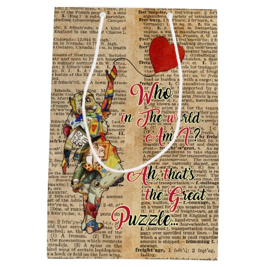 Alice dans le sac fait sur commande de cadeau de (Dos)