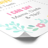 Alice dans l'Onederland affiche de premier anniver (Coin)