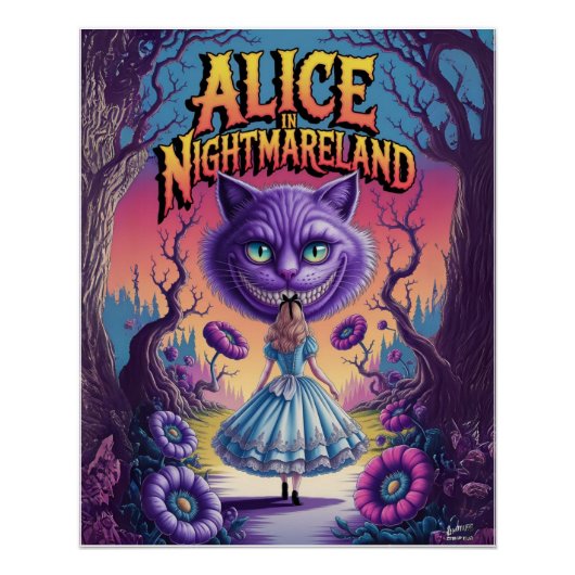 Alice dans Nightmareland-Dark Imaginaire Poster (Devant)