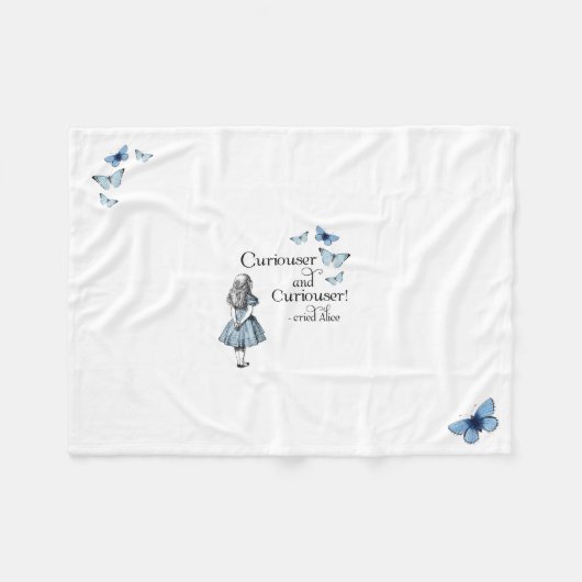 Alice dans une couverture plus curieuse d'ouatine (Devant (Horizontal))