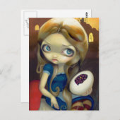 "Alice dans une vision de Brueghel" Carte postale (Devant / Derrière)