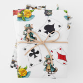 Alice dans WonderlWrapping Papier plat Ensemble de (En situation)