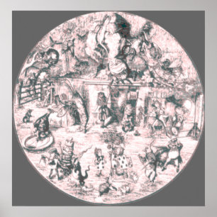 Alice & de Gang Pink Tint Poster